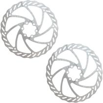 Par de Disco de Freio Bike 180mm Hidráulico e Mecânico X-Time