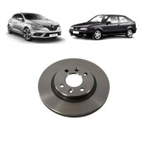 Par de Disco de Freio Dianteiro Renault Clio Logan Megane Kangoo Sandero D653