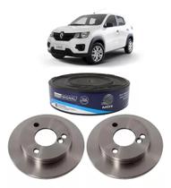 Par de Disco de Freio Dianteiro Renault Kwid D705F