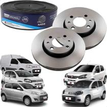 Par de Disco de Freio Dianteiro Ventilado Fiat Uno Palio D43B Par de Disco de Freio Dianteiro Ventilado Fiat Uno Palio D43B