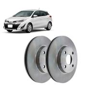 Par de Disco de Freio Dianteiro Ventilado Toyota Etios Yaris D354F