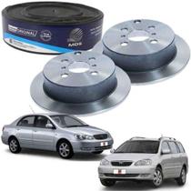 Par de Disco de Freio Traseiro Solido Toyota Corolla D354B Par de Disco de Freio Traseiro Solido Toyota Corolla D354B