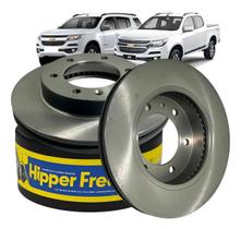 Par de Discos de Freio Dianteiro Ventilado Hipper Freios S10 e Trailblazer 2017 em diante