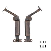 Par de dobradiças com suporte para tampa autoequilibradas HZyizhihang, acabamento bronze
