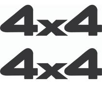 Par de Emblema faixa lateral 4x4 mitsubishi l200 - Lançamento