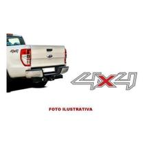 Par De Emblema Faixa Lateral 4X4 Ranger Cinza