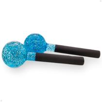 Par de Esferas de Cromoterapia Brilhantes Pequenas - Kerigma Par de Esferas de Cromoterapia Brilhantes Pequenas - Kerigma