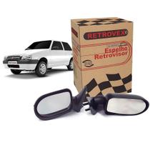 Par De Espelho Retrovisor 4 Portas Economy Retrovex Fiat Uno 2009 A 2013 Kit822