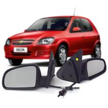 Par De Espelho Retrovisor Com Controle Manual Retrovex Prisma celta Kit836