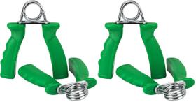 Par de exercícios CanDo Hand Grip, verde, médio, pacote com 2