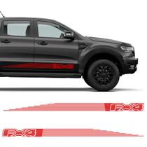 Par De Faixas Laterais Para Ford Ranger Fx4 2023 Listras