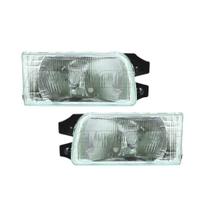 Par De Farol Compativel Vw Quadrado Gol Saveiro Parati