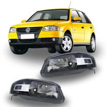 Par de Farol Gol G4 05 06 07 08 09 10 11 12 13 14 Máscara Negra Par de Farol Gol G4 05 06 07 08 09 10 11 12 13 14 Máscara Negra