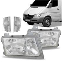 Par de Farol Sprinter 1995 1996 1997 1998 + Par De Piscas Par de Farol Sprinter 1995 1996 1997 1998 + Par De Piscas