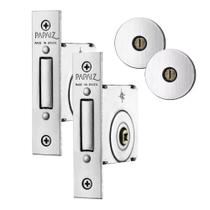 Par de Fechaduras Tetra Auxiliar 140 Cromada R68