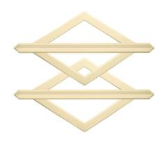 Par de fivela para Cortina Losango Palha