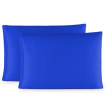 Par de Fronha com Zíper de Malha Gel Royal