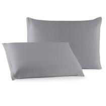 Par de Fronha Lisa de Malha 100% algodão C/ Zíper Par de Fronha Lisa de Malha 100% algodão C/ Zíper