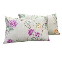 Par de Fronhas 400 Fios Micro Percal 50cm x 70cm - Toque Macio e Confortável - Antialérgico