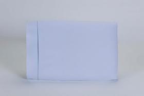 Par de Fronhas 60x80 Ponto Palito 100% Algodão 180 Fios Branco