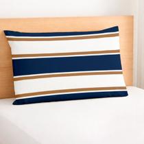 Par de fronhas 70x50 Estampada Kit 2 Capas de Travesseiro 180 Fios C/ Zíper