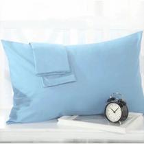 Par de Fronhas Lisa 50cm x 70cm AZUL CLARO