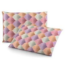 Par de Fronhas Malha 100% Algodão C/ Ziper Estampada