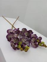 Par de Galhos Orquídeas Purpura 65 cm