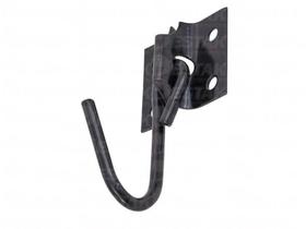 Par de gancho armador de rede balanço para 150kg preto parafusar - SILVANA