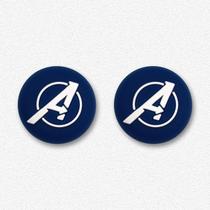 Par de Grip borracha Protetora de Silicone para Analógicos de Controles de PS5/PS4/Xbox Series/One/360