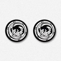 Par de Grip borracha Protetora de Silicone para Analógicos de Controles de PS5/PS4/Xbox Series/One/360