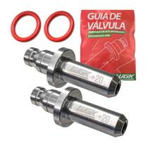 Par de guias de valvula escape admissão cg 125 02 a 08 (+20) c/ oring - wgk