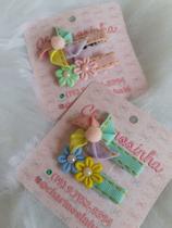 Par de Hair Clips Jeans Par de Hair Clips Jeans