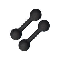 Par De Halter Bola Pintado 2Kg Peso Academia Fitness Treino Par De Halter Bola Pintado 2Kg Peso Academia Fitness Treino