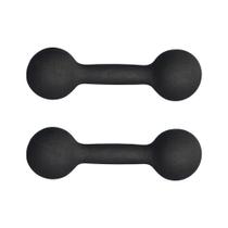 Par De Halter Bola Pintado 3Kg Peso Academia Fitness Treino