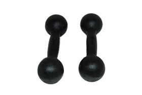Par de Halter Bola Pintado de 1kg Musculação em Casa Academia Par de Halter Bola Pintado de 1kg Musculação em Casa Academia