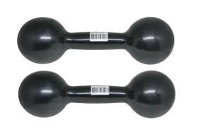 Par de Halter Peso Bola Emborrachado de 10Kgs Musculação Par de Halter Peso Bola Emborrachado de 10Kgs Musculação