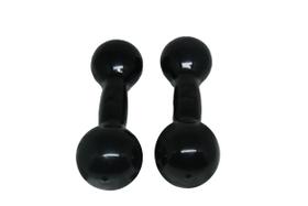 Par de Halter Peso Bola Emborrachado de 2Kgs Musculação