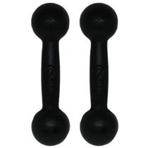 Par de Halter Peso Bola Pintado de 2kg Musculação Em Casa