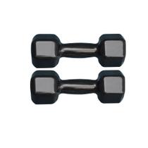 Par De Halter Sextavado Emborrachado 4Kg Academia Treino