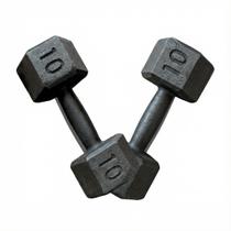Par de halteres 10kg peso academia dumbell sextavado fitness musculação treino resistente pegada antiderrapante alta durabilidade Par de halteres 10kg peso academia dumbell sextavado fitness musculação treino resistente pegada antiderrapante alta durabilidade