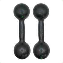 Par de Halteres de Ferro Fundido Pintado - 3 Kg Par de Halteres de Ferro Fundido Pintado - 3 Kg