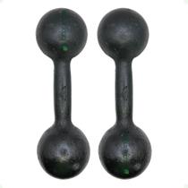 Par de Halteres de Ferro Fundido Pintado - 4 Kg