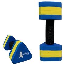 Par de Halteres Hidroginástica Em EVA 2 A 3 Kg DF4012-AZ Azul/Amarelo Dafoca Sports Par de Halteres Hidroginástica Em EVA 2 A 3 Kg DF4012-AZ Azul/Amarelo Dafoca Sports