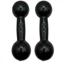 Par de Halteres Revestidos 2 Kg - Preto Par de Halteres Revestidos 2 Kg - Preto