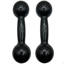 Par de Halteres Revestidos 4 Kg - Preto