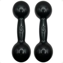 Par de Halteres Revestidos 5 Kg - Preto Par de Halteres Revestidos 5 Kg - Preto