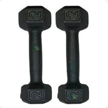 Par de Halteres Sextavado - 2 Kg