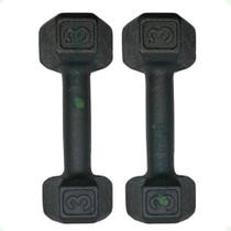 Par de Halteres Sextavado - 3 Kg