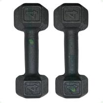 Par de Halteres Sextavado - 4 Kg Par de Halteres Sextavado - 4 Kg